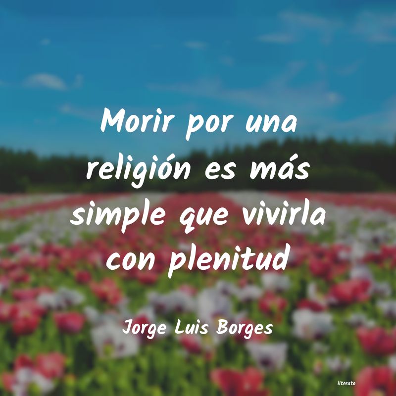 frases de Jorge Luis Borges