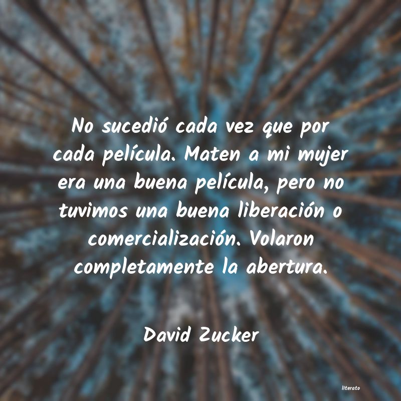 Frases de David Zucker