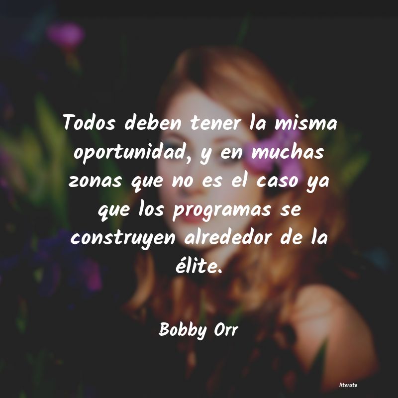 Frases de Bobby Orr