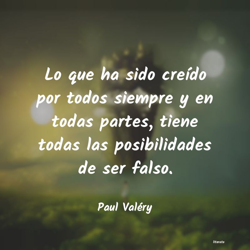 frases de Paul Valéry
