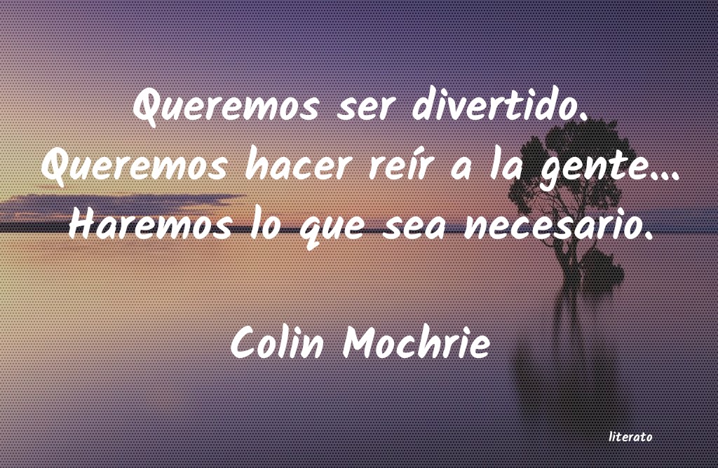 Frases de Colin Mochrie