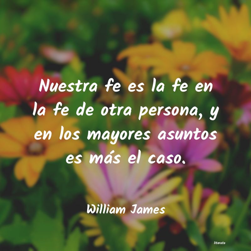 Frases de William James