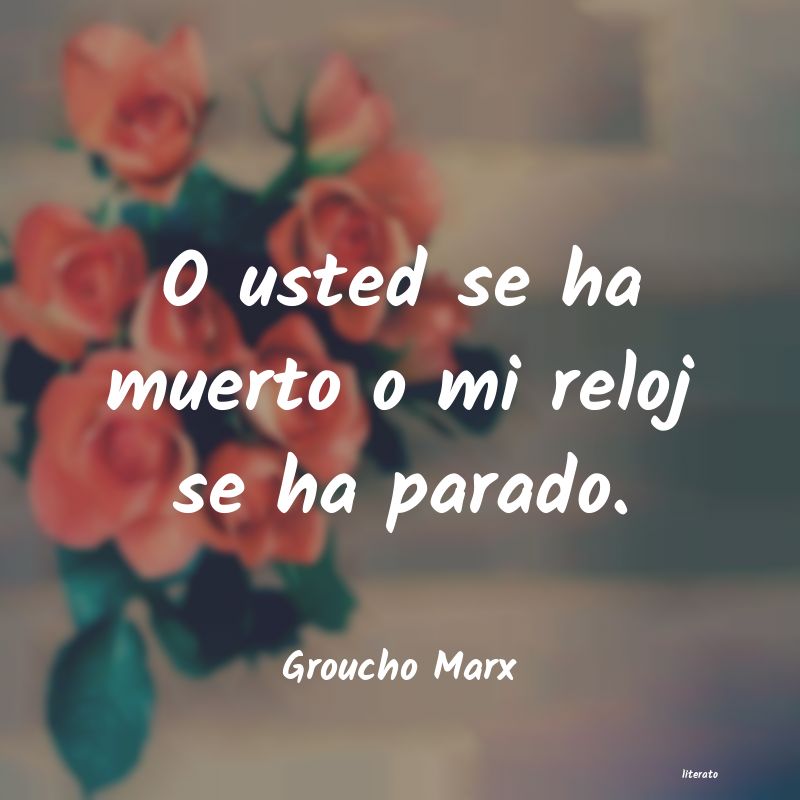 Frases de Groucho Marx