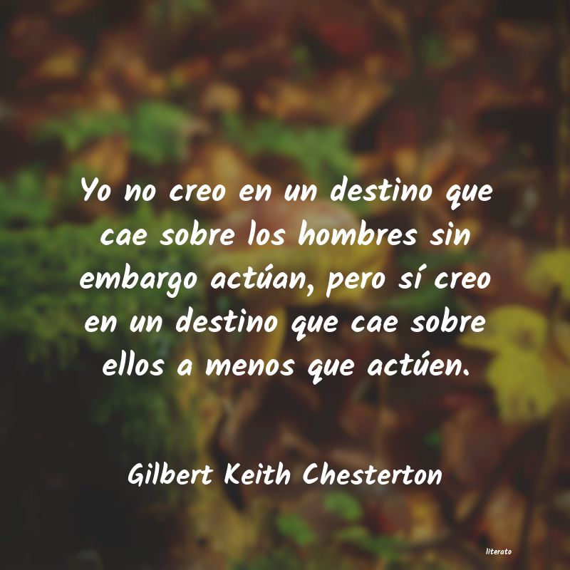 Frases de Gilbert Keith Chesterton