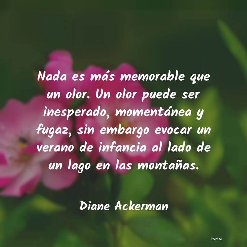 frases de Diane Ackerman