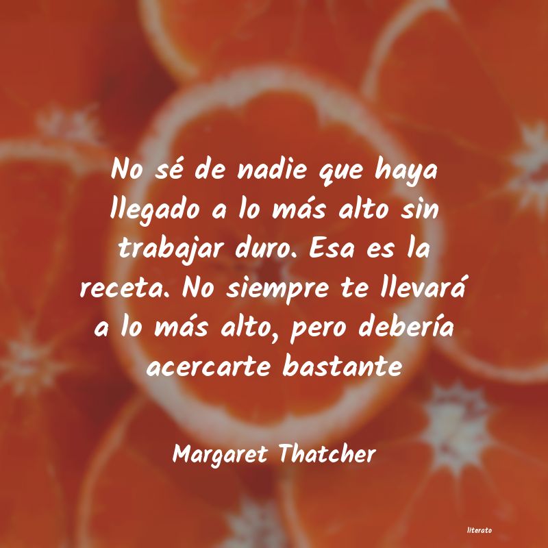 frases de Margaret Thatcher