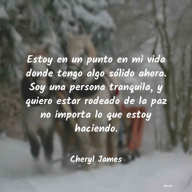 Frases de Cheryl James