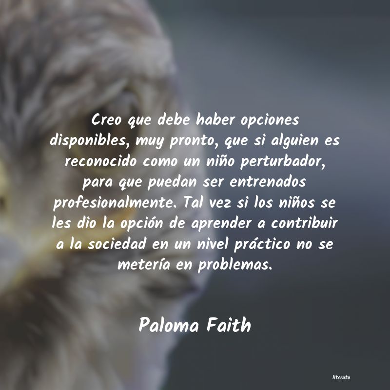 Frases de Paloma Faith