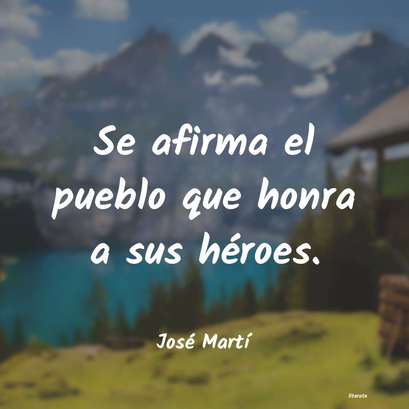 Frases de José Martí