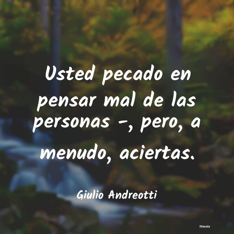 Frases de Giulio Andreotti