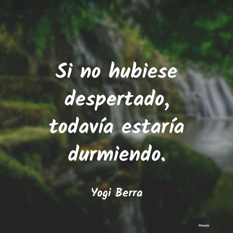 frases de Yogi Berra
