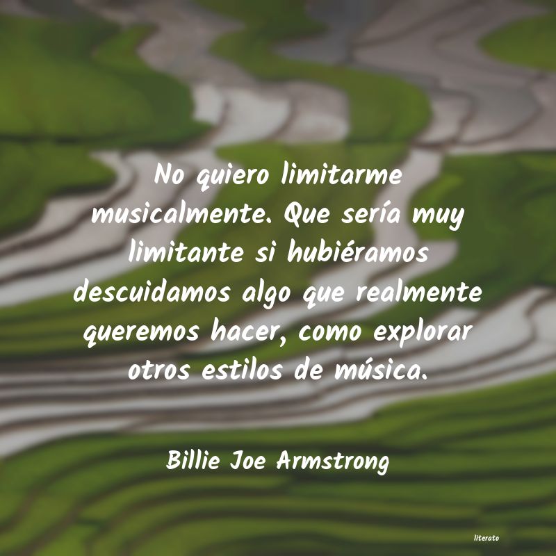 frases de Billie Joe Armstrong