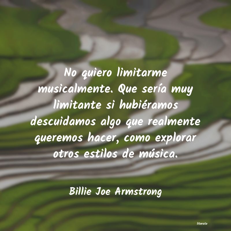 Frases de Billie Joe Armstrong