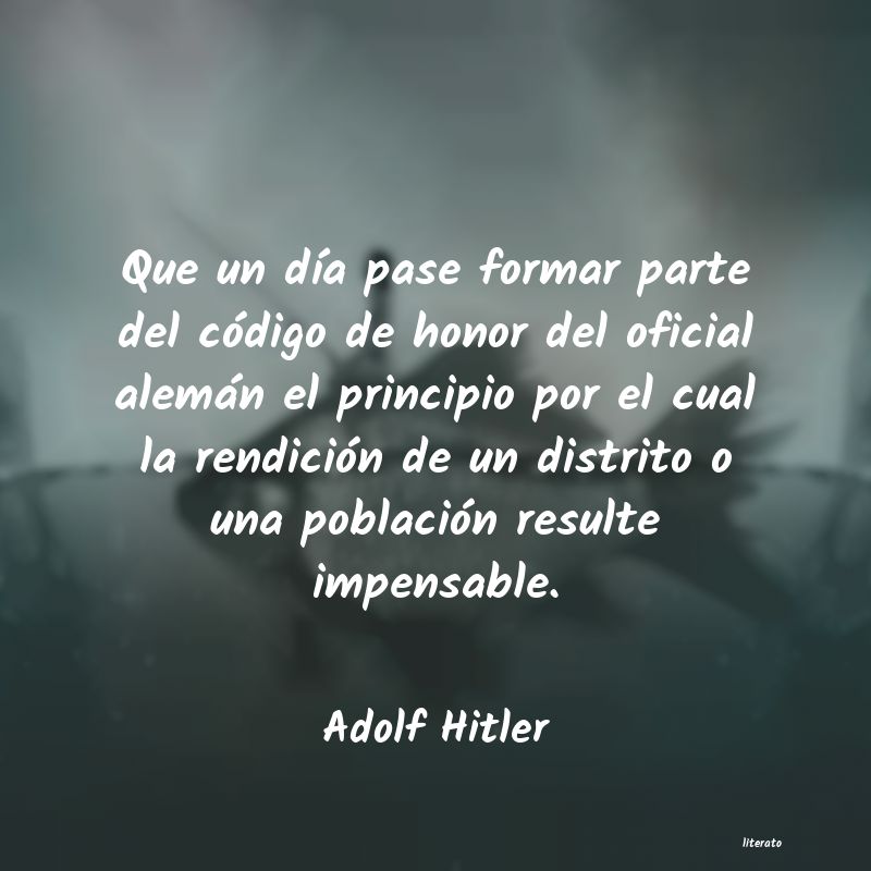 Frases de Adolf Hitler