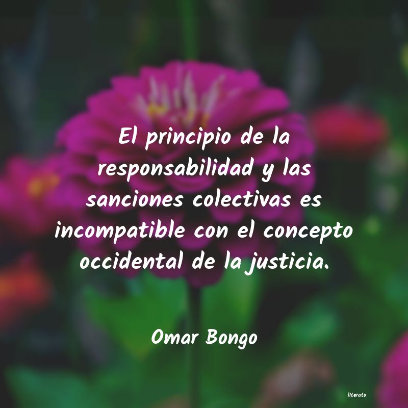 Frases de Omar Bongo