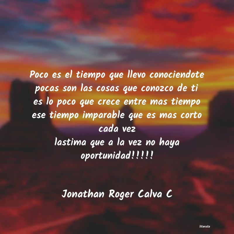 frases de Jonathan Roger Calva C