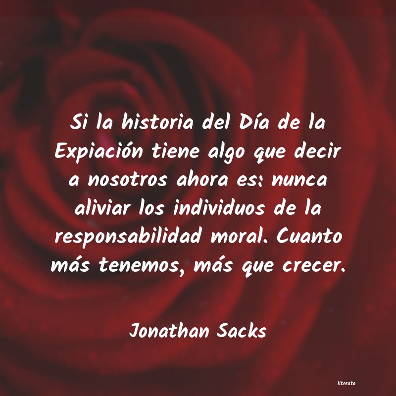 Frases de Jonathan Sacks