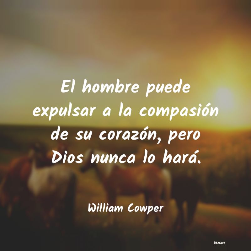 Frases de William Cowper