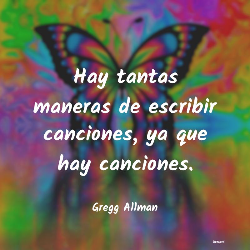 frases de Gregg Allman