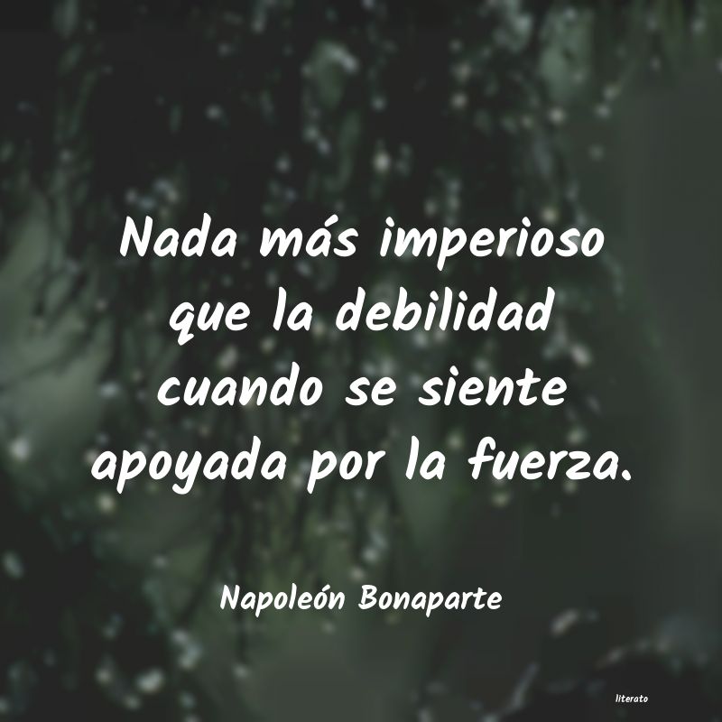 frases de NapoleÃ³n Bonaparte