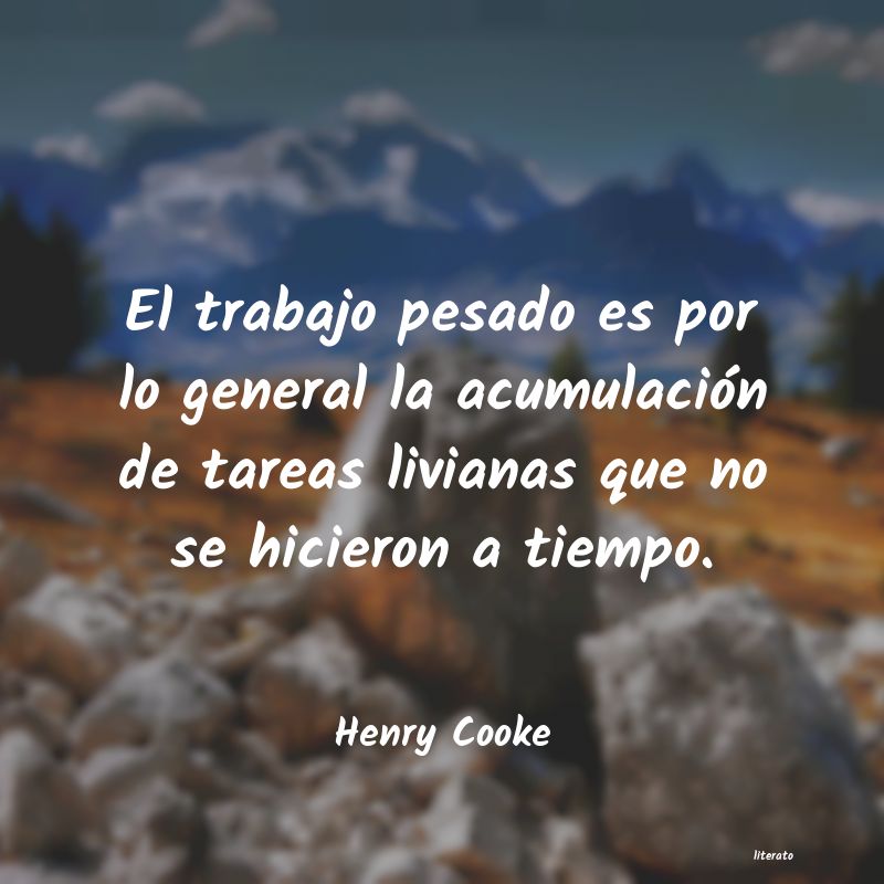 frases de Henry Cooke