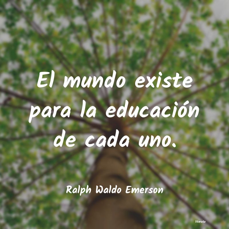 Frases de Ralph Waldo Emerson