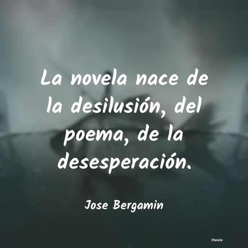Frases de Jose Bergamin