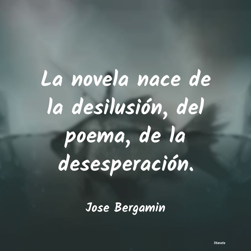 frases de Jose Bergamin