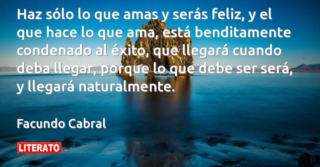 Frases de Facundo Cabral