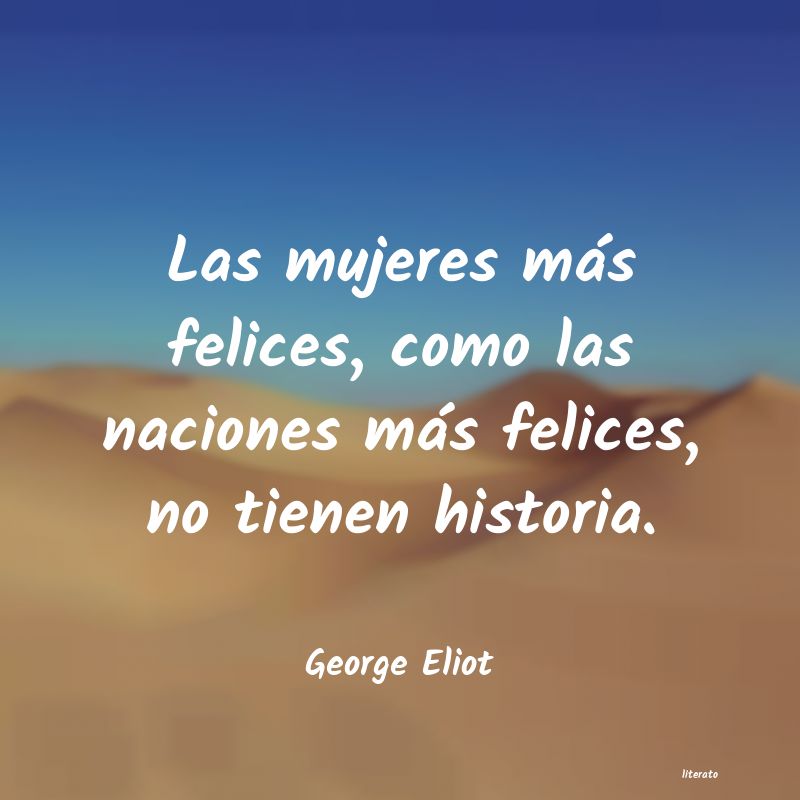 Frases de George Eliot