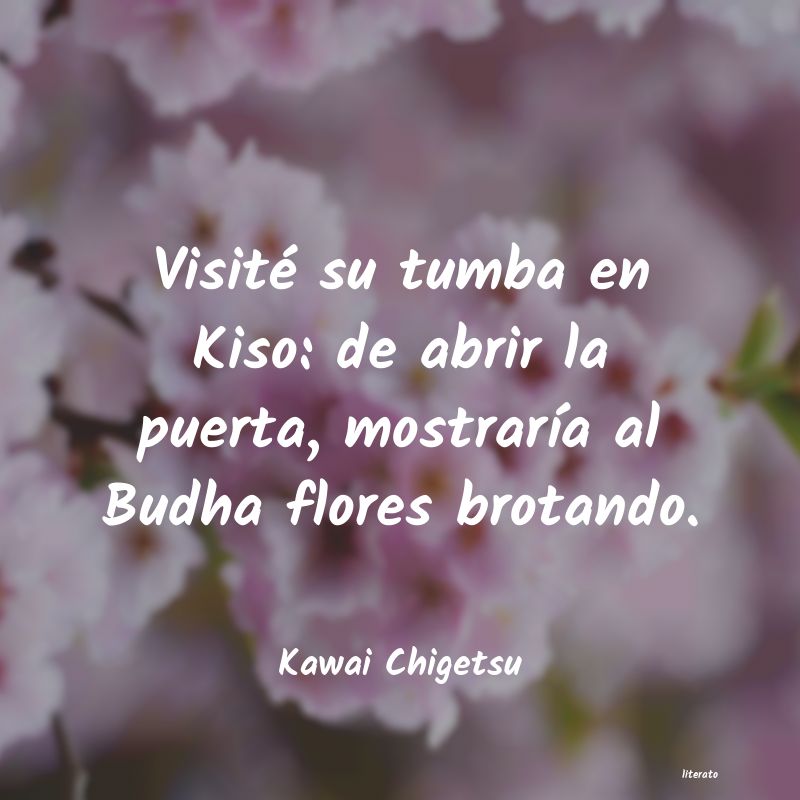 Frases de Kawai Chigetsu