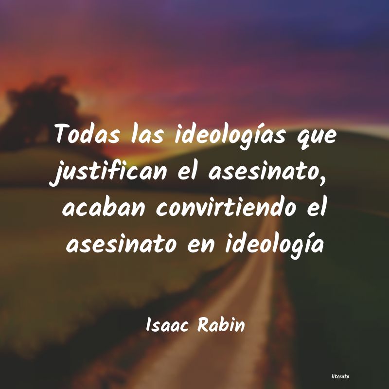 Frases de Isaac Rabin