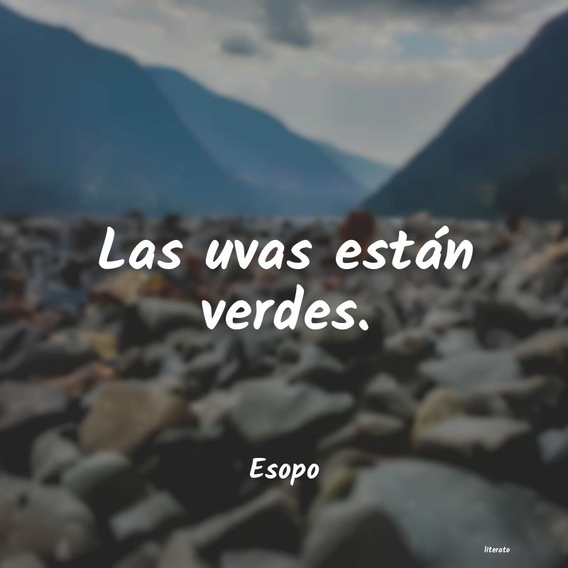 frases de Esopo
