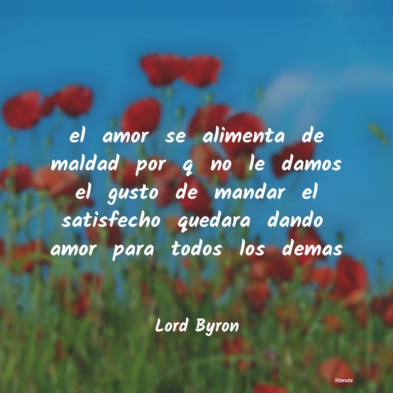 Frases de Lord Byron