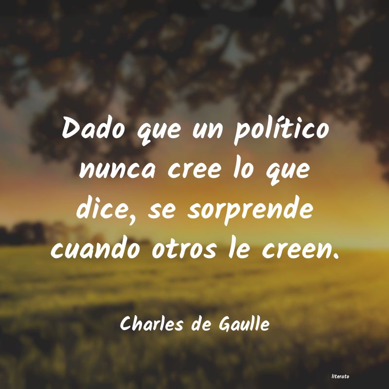 frases de Charles de Gaulle