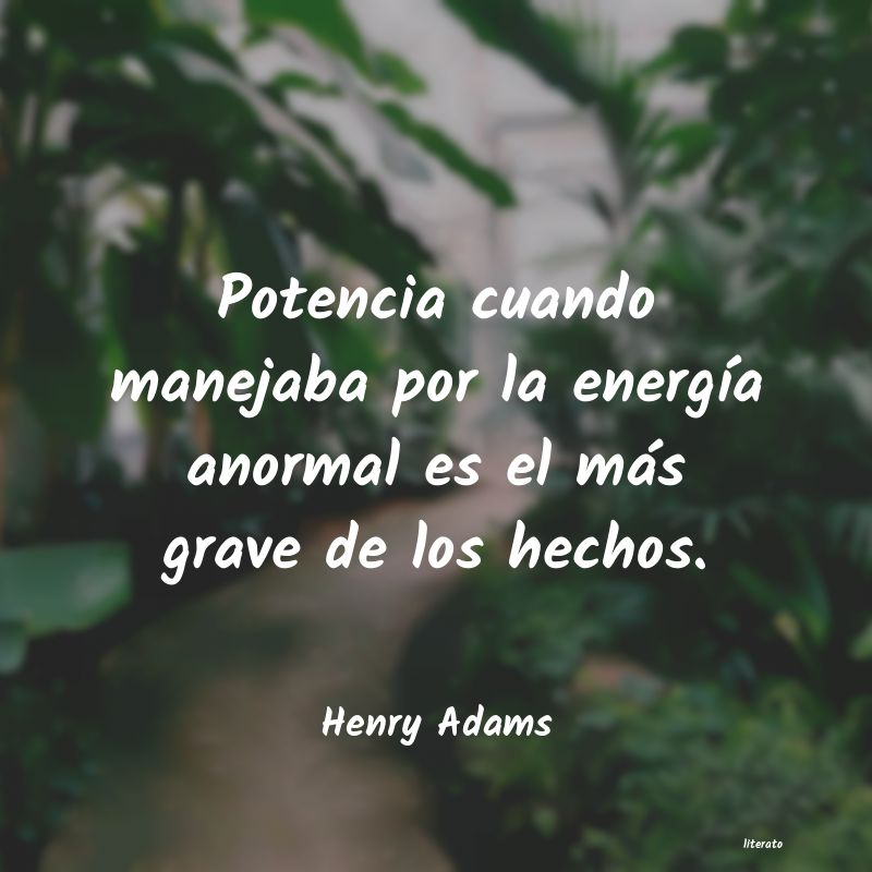 Frases de Henry Adams