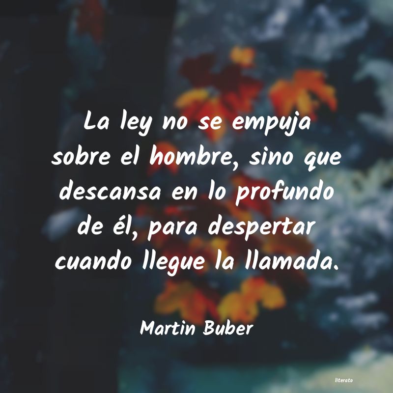 frases de Martin Buber