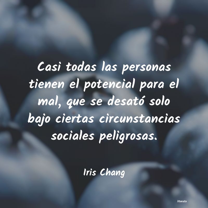 Frases de Iris Chang