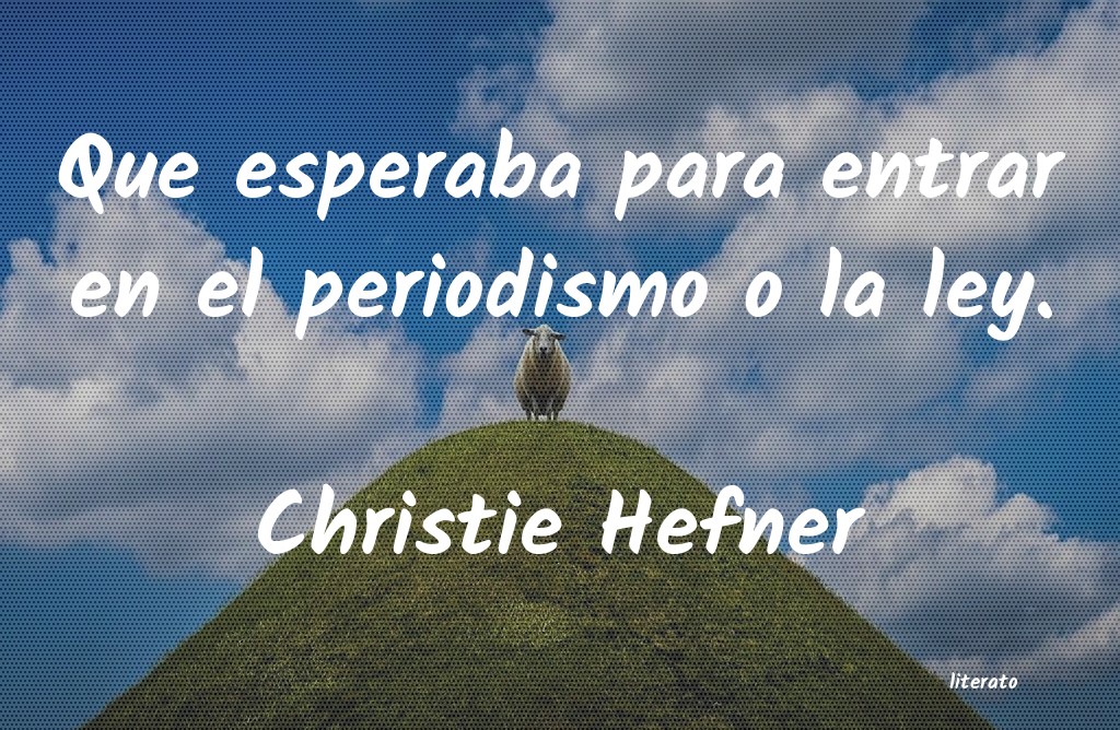 frases de Christie Hefner