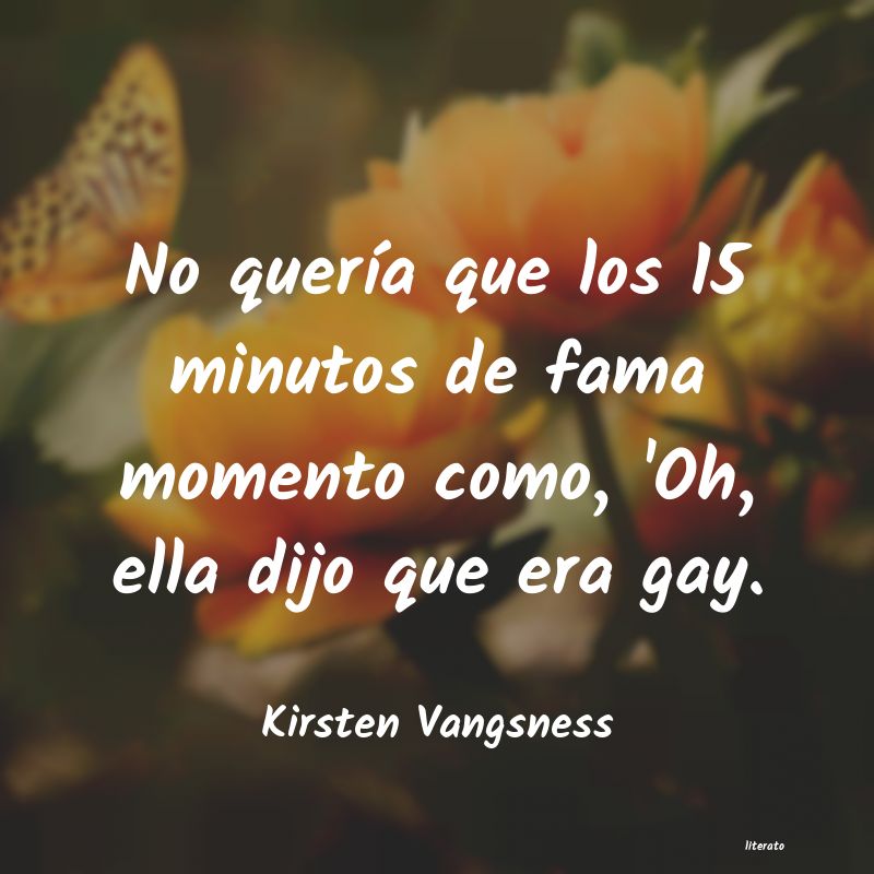 frases de Kirsten Vangsness