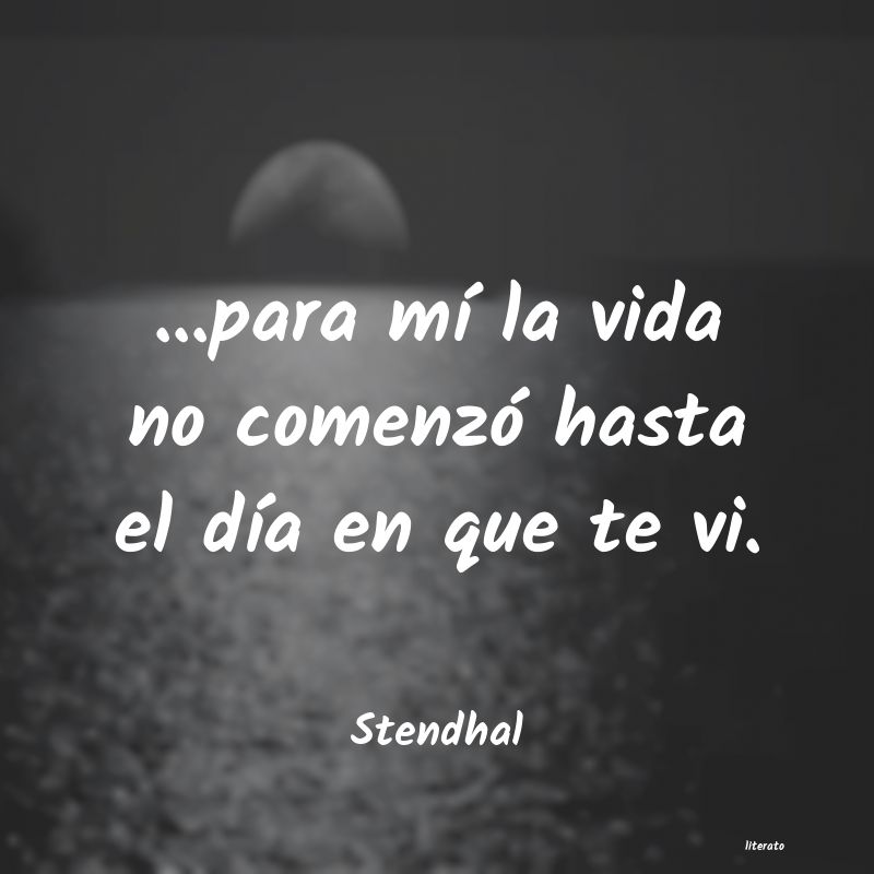 frases de Stendhal