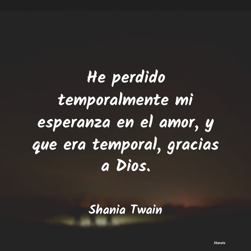 frases de Shania Twain