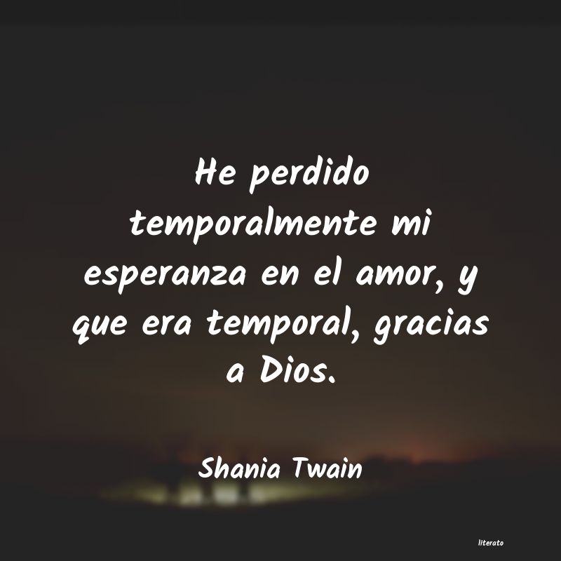 Frases de Shania Twain