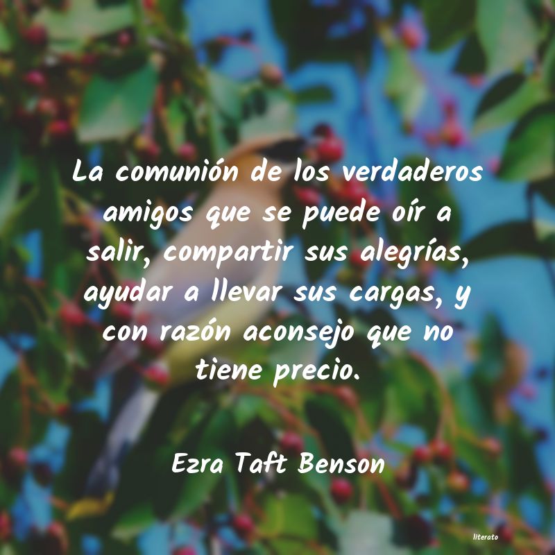 Frases de Ezra Taft Benson