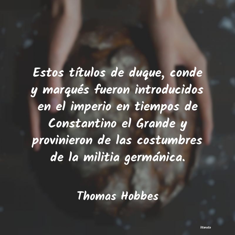 Frases de Thomas Hobbes