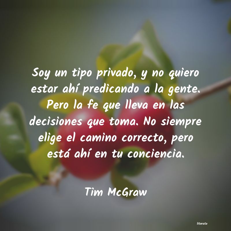 Frases de Tim McGraw