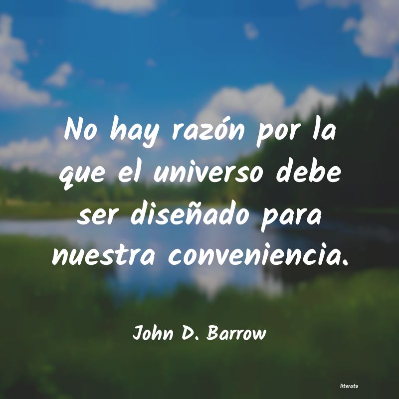 Frases de John D. Barrow