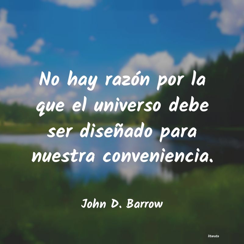 frases de John D. Barrow