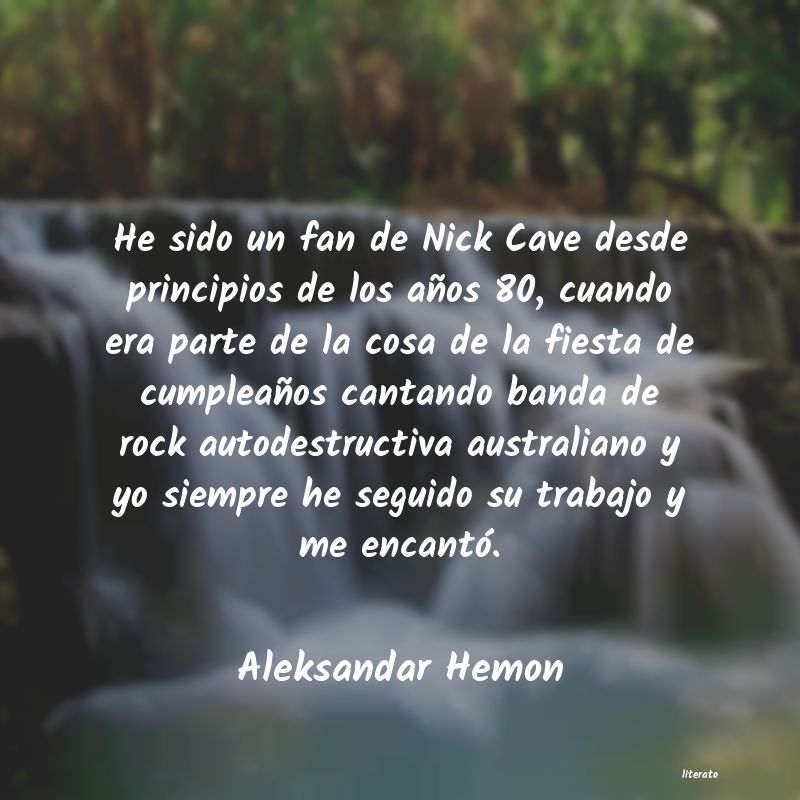 Frases de Aleksandar Hemon