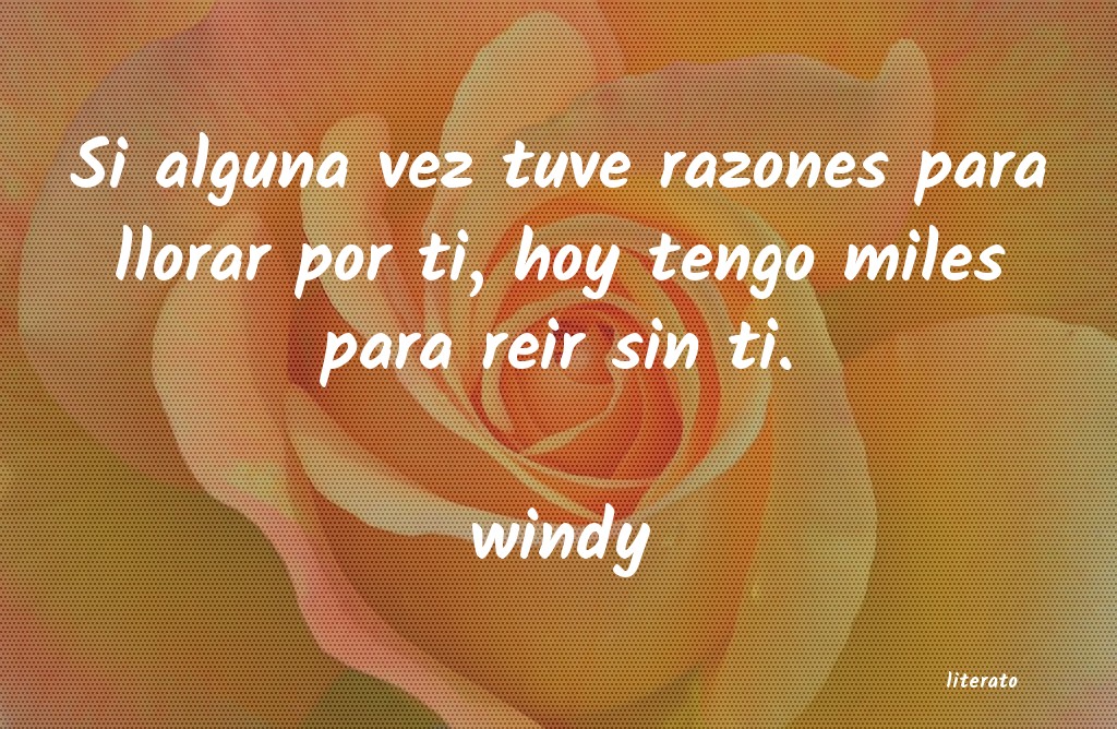 Frases de windy
